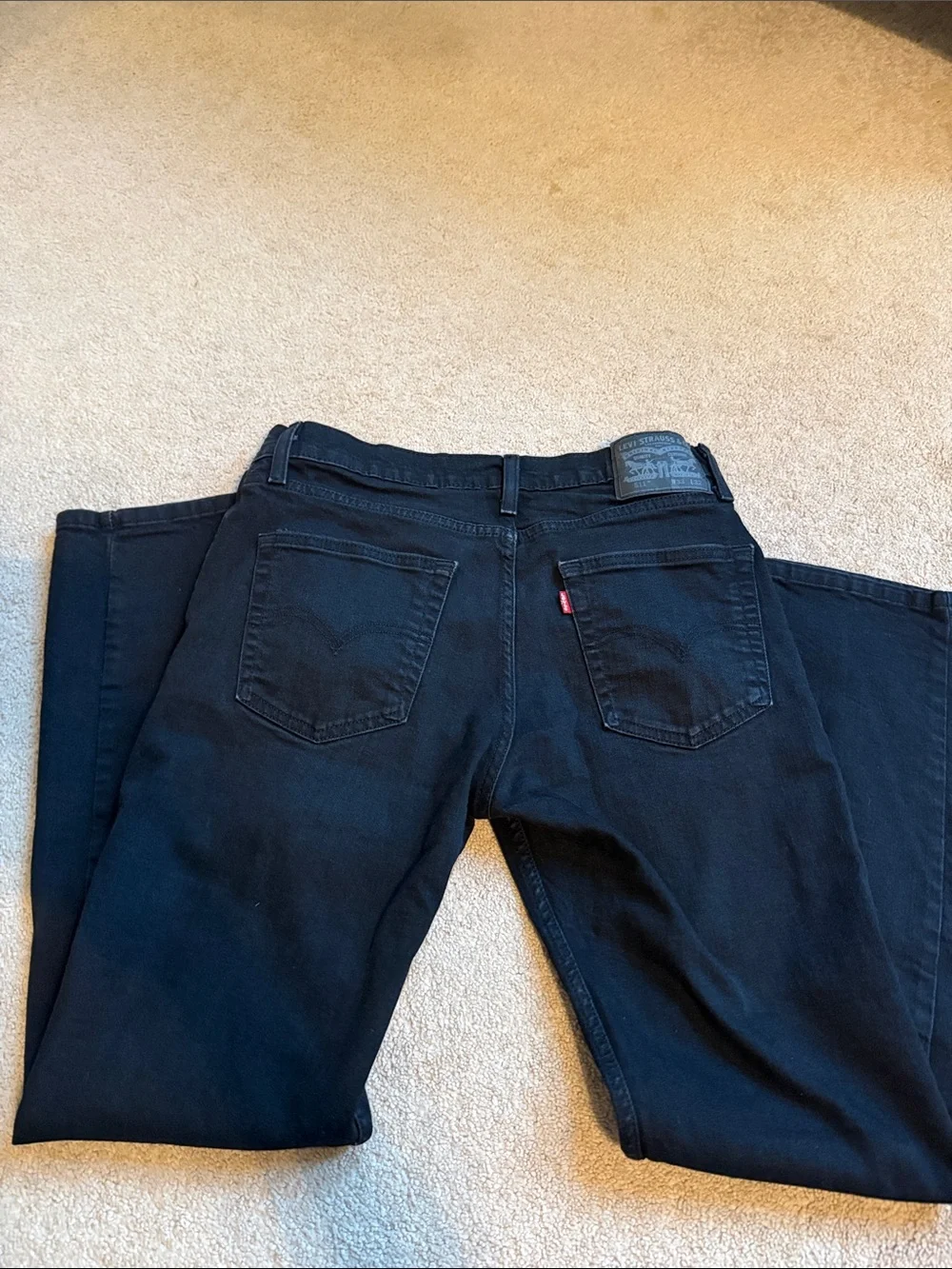 Men's Black Levi Jeans